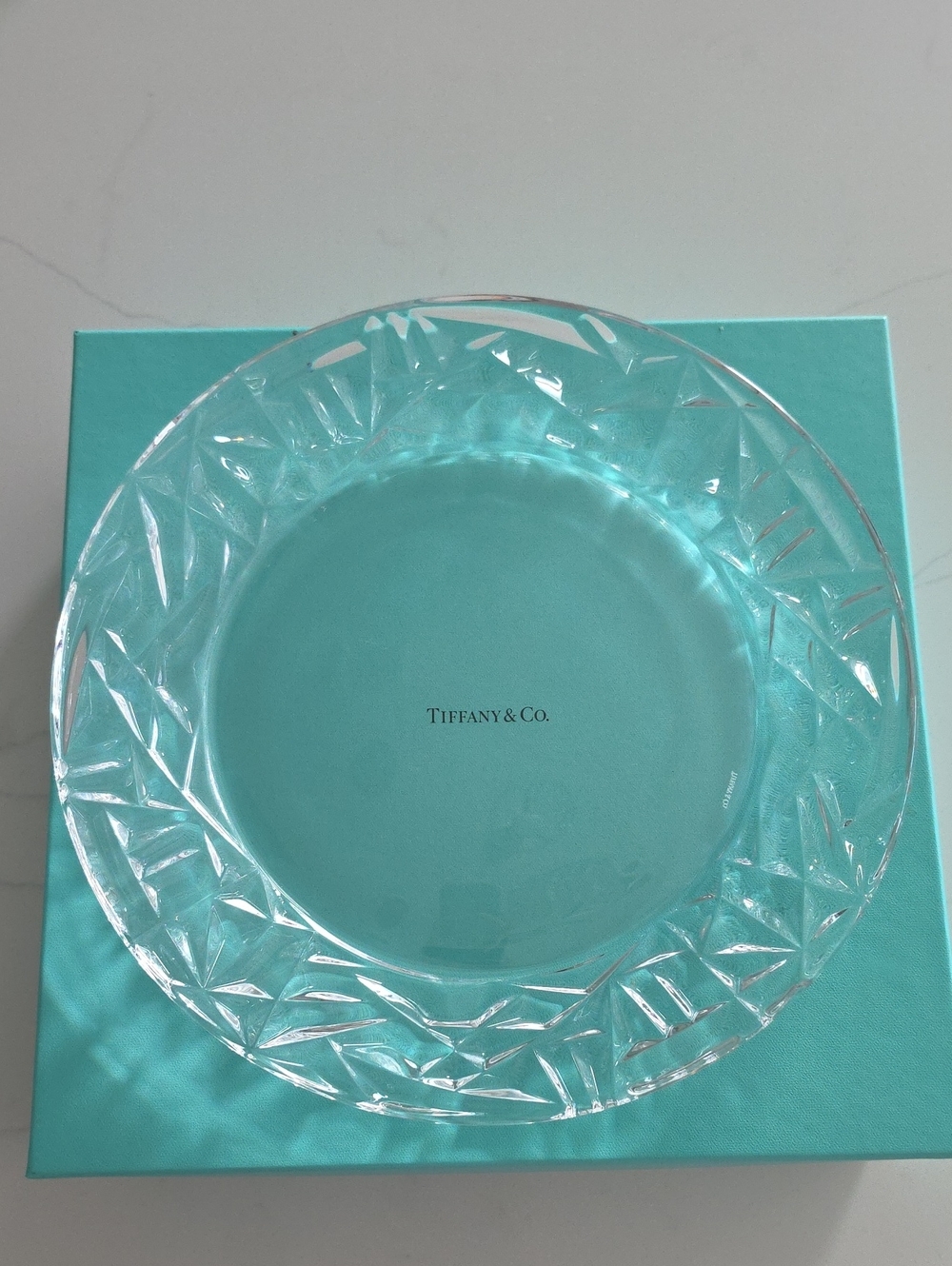 Tiffany & Co. Rock Cut 12 Inch Round Platter